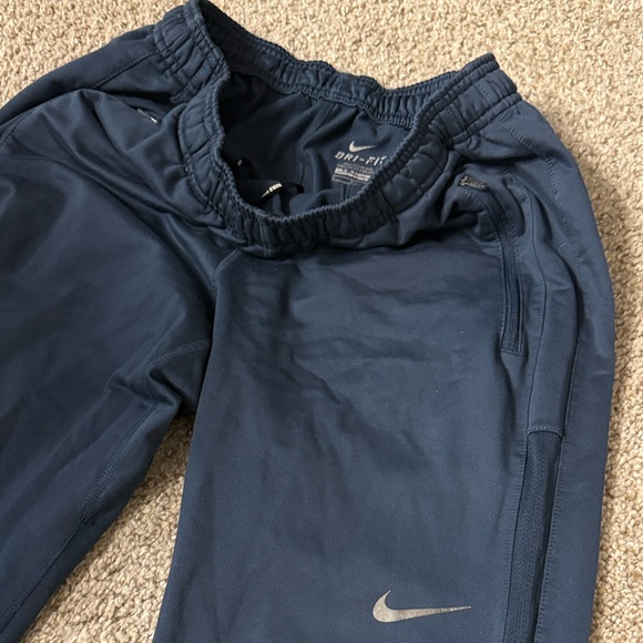 Nike Men's Dark Blue Dri-Fit Joggers Pants - Picture 3 of 4